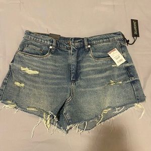 Denim shorts